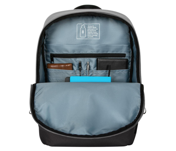 Targus Sagano 15.6" EcoSmart Commuter Backpack Black/Grey - 1066958 - zdjęcie 2